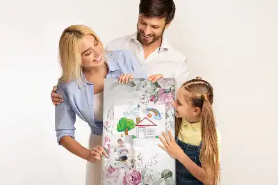 Cork Note Board with Flowery Edges