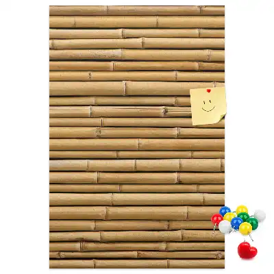 Bamboo Shoots Wall Cork Memo Board
