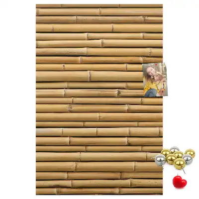 Bamboo Shoots Wall Cork Memo Board