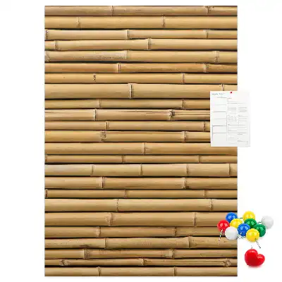 Bamboo Shoots Wall Cork Memo Board