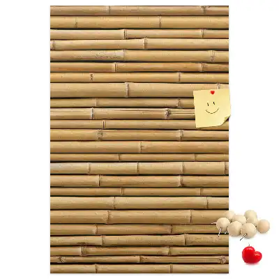 Bamboo Shoots Wall Cork Memo Board