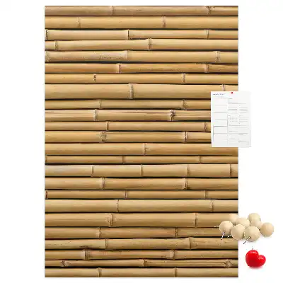 Bamboo Shoots Wall Cork Memo Board