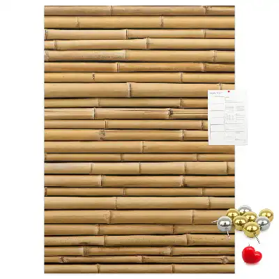 Bamboo Shoots Wall Cork Memo Board
