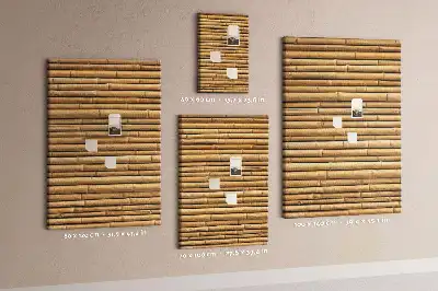 Bamboo Shoots Wall Cork Memo Board