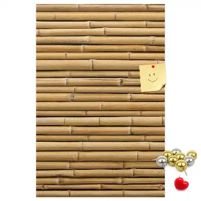 Bamboo Shoots Wall Cork Memo Board