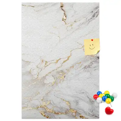 Decorative Marble Pattern Cork Note Board