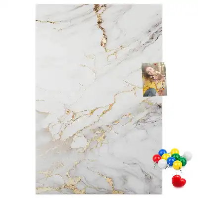 Decorative Marble Pattern Cork Note Board