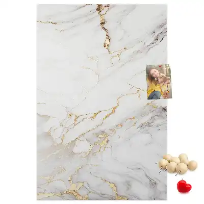 Decorative Marble Pattern Cork Note Board