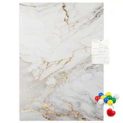 Cork Note Board Decorative marble