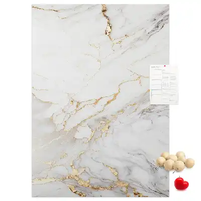 Decorative Marble Pattern Cork Note Board