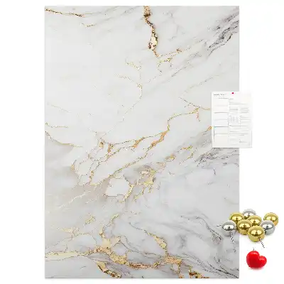 Decorative Marble Pattern Cork Note Board