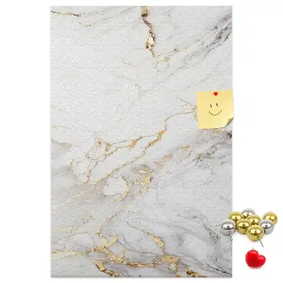 Decorative Marble Pattern Cork Note Board