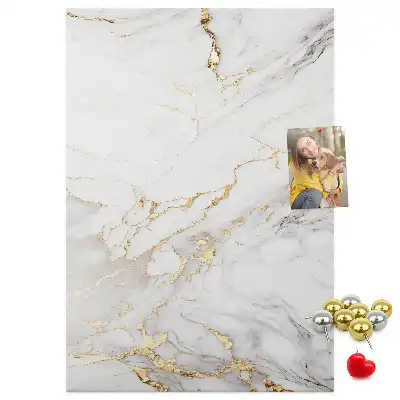 Decorative Marble Pattern Cork Note Board