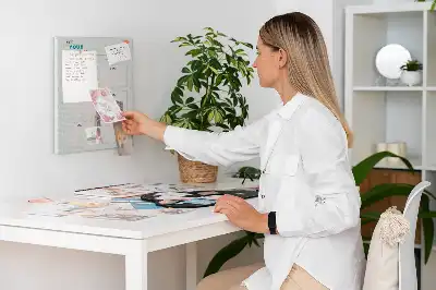 Cork Note Board Goal planning