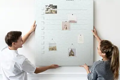 Cork pin board Travel planning