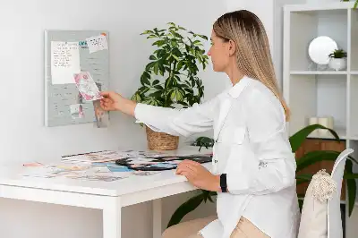 Cork pin board Travel planning