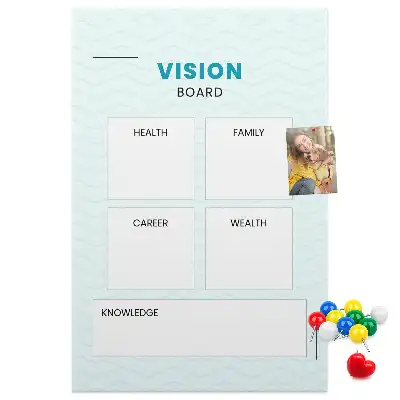 Cork Note Board Health planner