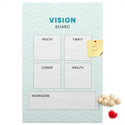 Cork Note Board Health planner