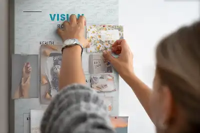 Cork Note Board and Health Planner