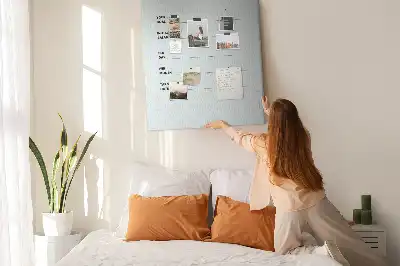 Wall cork memo board Budget planner