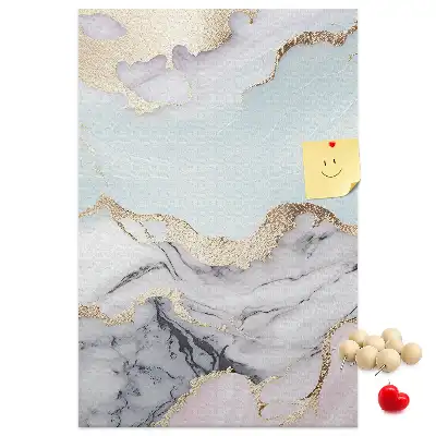 Cork pin board Classic marble