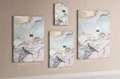 Cork pin board Classic marble