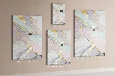 Decorative Marble Pattern Cork Note Board