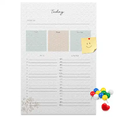 Cork Note Board Daily planner