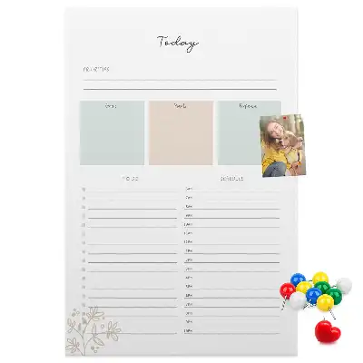 Cork Note Board Daily planner