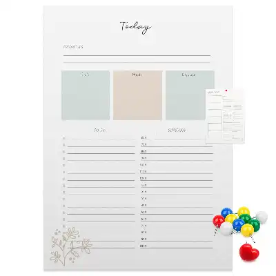 Cork Note Board Daily planner
