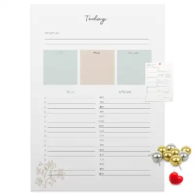 Cork Note Board Daily planner