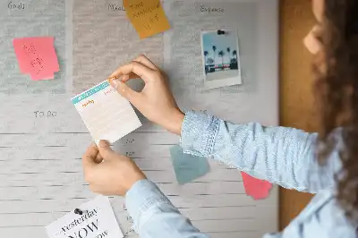Cork Note Board Daily planner