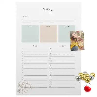 Cork Note Board Daily planner
