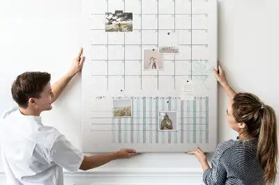 Cork pin board Monthly planner