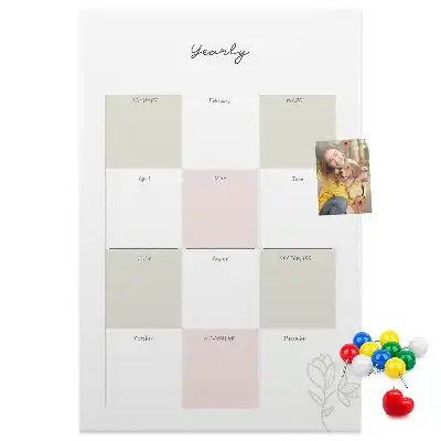 Cork Note Board Annual planner