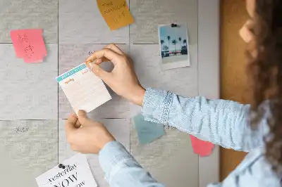 Cork Note Board Annual planner