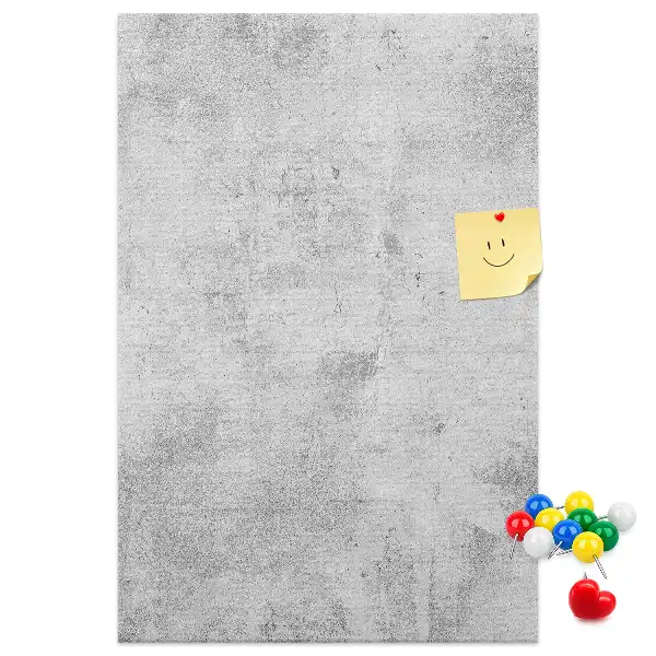 Wall Cork Memo Board for Concrete Walls