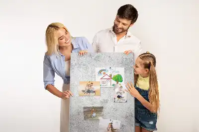 Wall Cork Memo Board for Concrete Walls