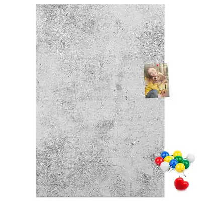 Wall Cork Memo Board for Concrete Walls