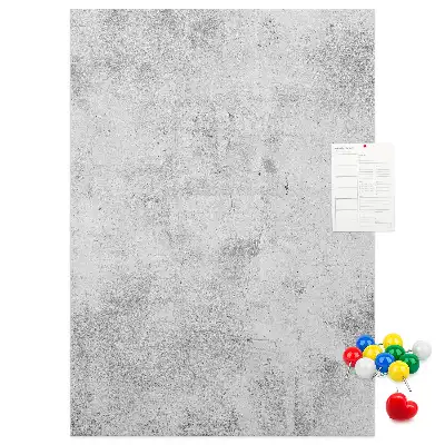 Wall Cork Memo Board for Concrete Walls