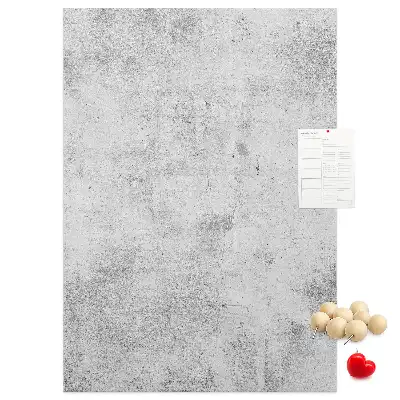 Wall Cork Memo Board for Concrete Walls