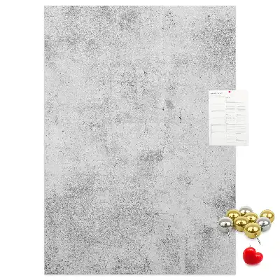 Wall Cork Memo Board for Concrete Walls
