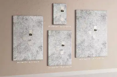 Wall Cork Memo Board for Concrete Walls