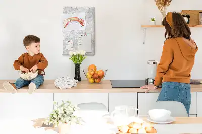 Wall Cork Memo Board for Concrete Walls