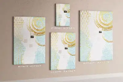 with a decorative abstract motif