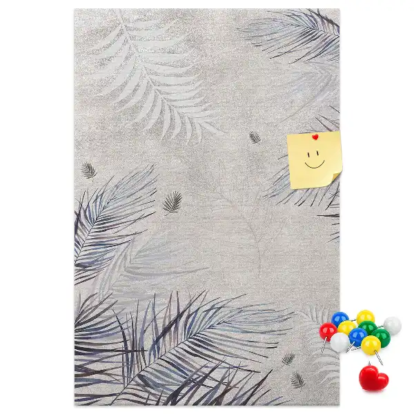 Palm Leaves Cork Pin Board