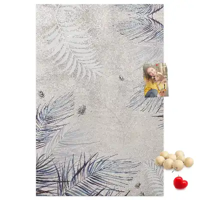 Palm Leaves Cork Pin Board