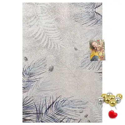 Palm Leaves Cork Pin Board