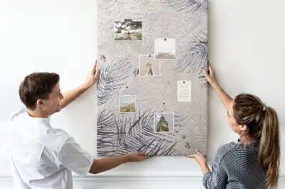 Palm Leaves Cork Pin Board
