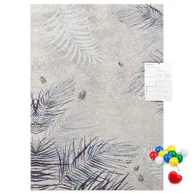Palm Leaves Cork Pin Board